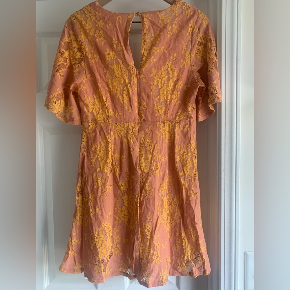 NWOT Peach Love Vintage-Style Lace Dress - Picture 6 of 7